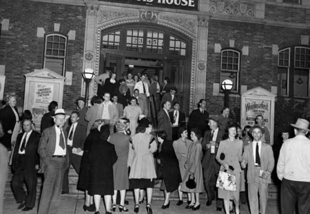 Parents protest integration of Catholic schools in 1947